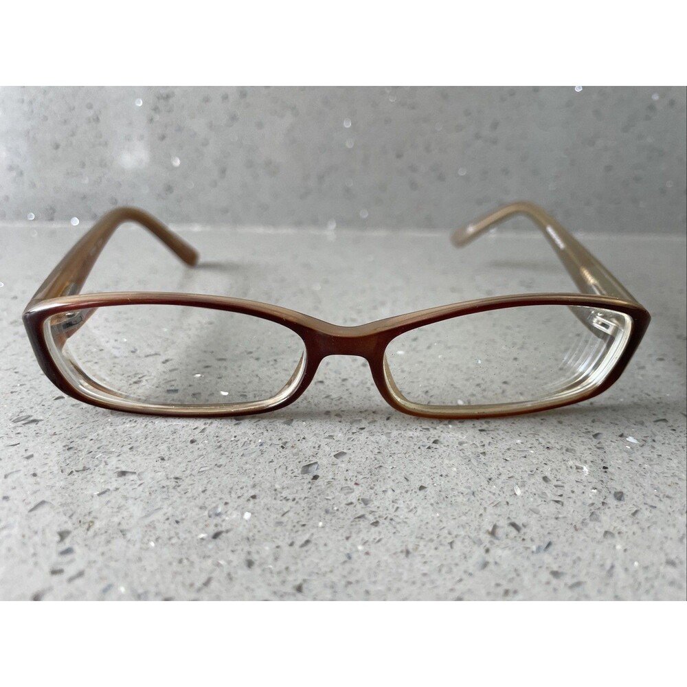 Modern Logan Brown/Tan 53-15-140 Plastic Full Rim Eyeglasses Frames ONLY